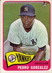 1965 Topps Baseball Cards      097      Pedro Gonzalez